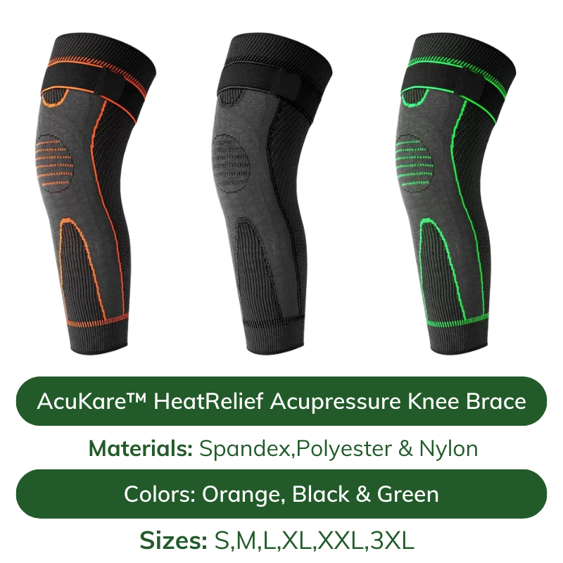 AcuKare™️ HeatRelief Acupressure Knee Brace