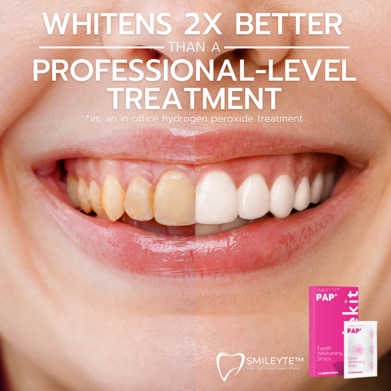 SMILEYTE™ PAP+ Teeth Whitening Strips